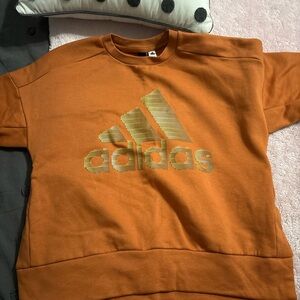 Adidas Burnt Orange Crewneck